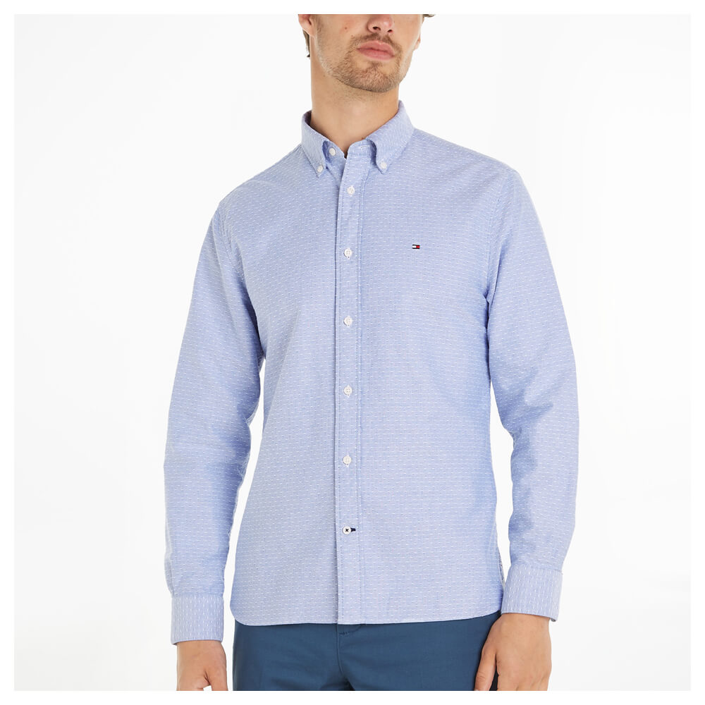 Tommy hilfiger two cheap tone dobby shirt